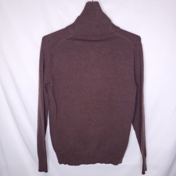 J Crew Sweater Mens Medium Brown Lambswool Shawl Collar NWT - Picture 5 of 12